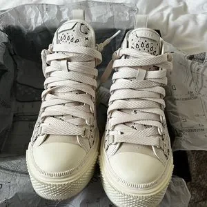 AMIRI | Shoes | Womens Amiri Beige Court Hi Top Sneakers